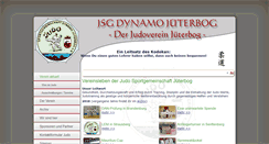 Desktop Screenshot of judoteam-jueterbog.de